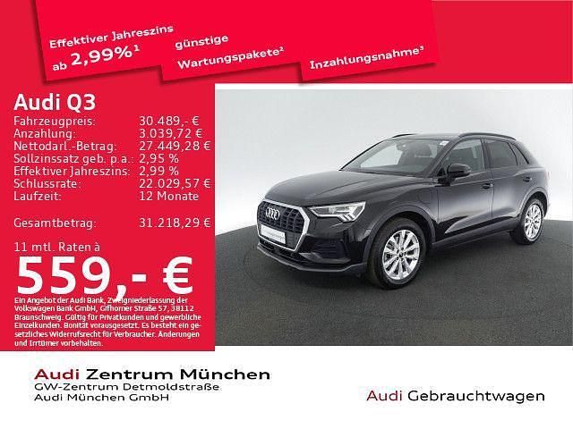 Mythosschwarz metallic Gebraucht 2022 Audi Q3 S-Line SUV | 30.489 € (Guter Preis) - Bild 1/2