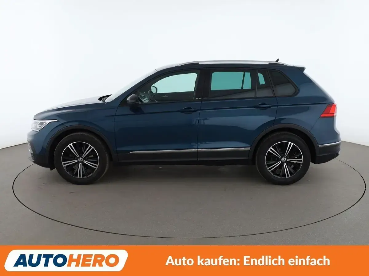 Gebraucht VW Tiguan United 150 PS (110 kW) 2021 Blau SUV