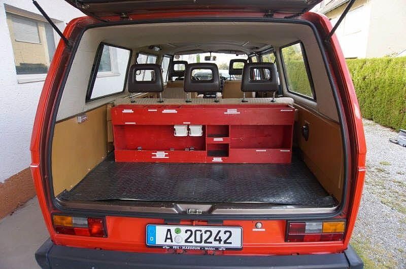 Usado VW Multivan 69 HP (50 kW) 1989 Vermelho Monovolume