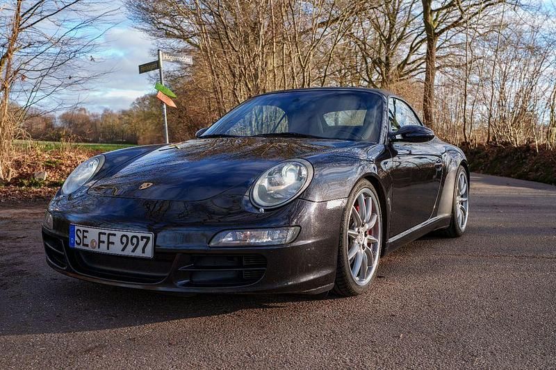 Schwarz Gebraucht 2005 Porsche 911 Carrera S Cabriolet Cabrio | 48.500 € (Guter Preis) - Bild 1/4