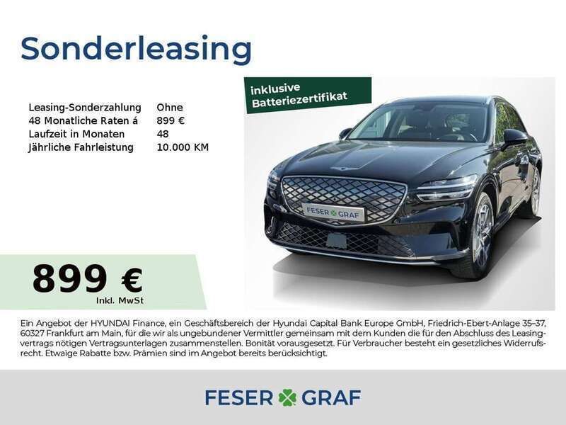 Vik black Gebraucht 2024 Genesis GV70 Sport SUV | 59.480 € (Fairer Preis) - Bild 1/2