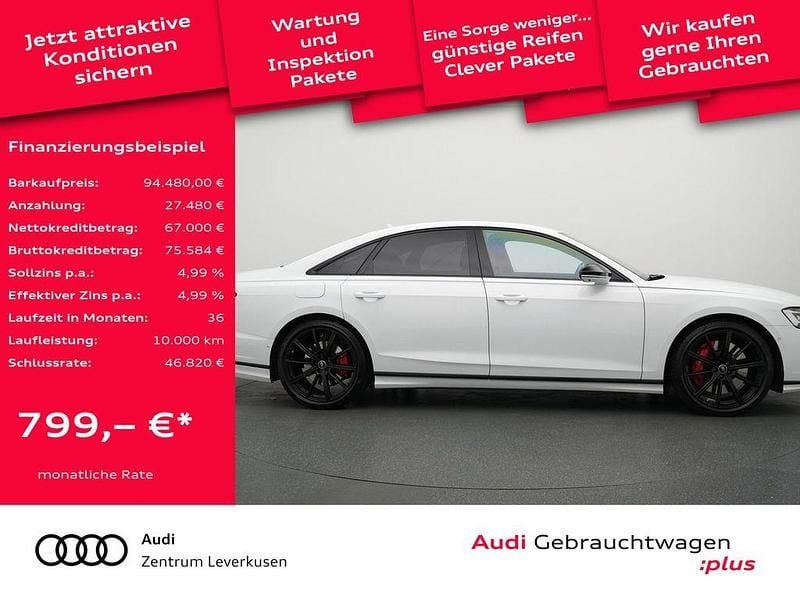 Gebraucht Audi S8 Ambiente 571 PS (419 kW) 2024 Gletscherweiß metallic Limousine