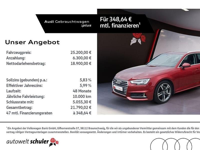 Matadorrot metallic Gebraucht 2018 Audi A4 Sport Kombi | 25.200 € (Etwas zu teuer) - Bild 1/4