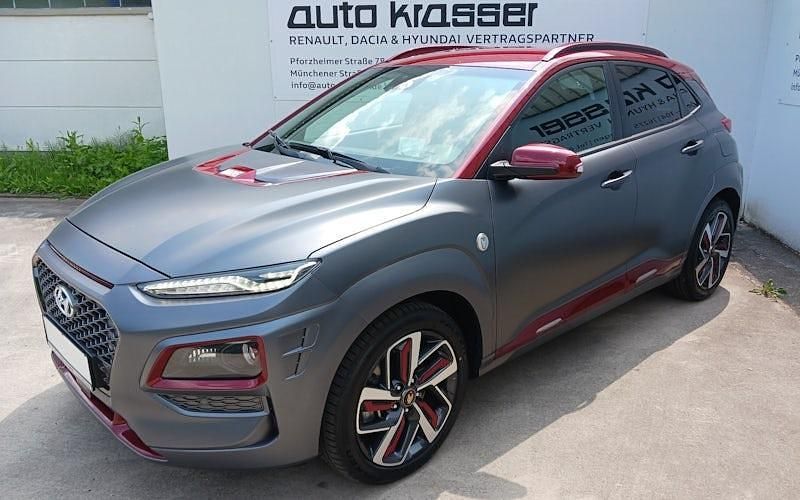 Grau Gebraucht 2019 Hyundai Kona Edition SUV | 22.990 € (Etwas zu teuer) - Bild 1/4