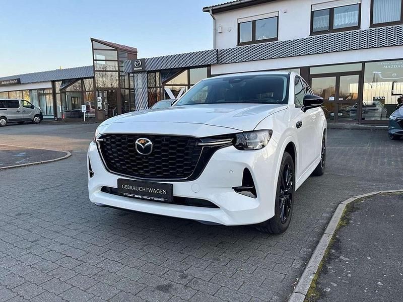 Rhodium white (metallic) Gebraucht 2023 Mazda CX-60 Homura-Line SUV | 37.890 € (Superpreis) - Bild 1/4