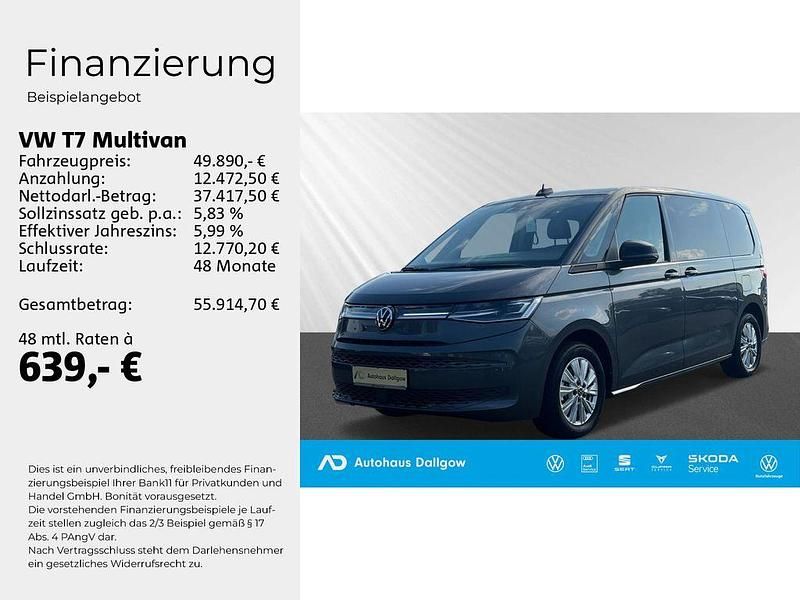 Gebraucht VW Multivan Life 150 PS (110 kW) 2023 Grau Van
