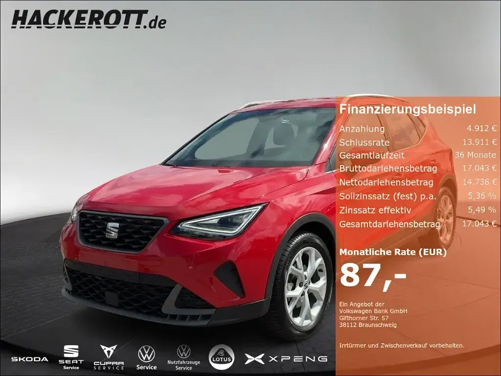 Gebraucht Seat Arona FR 116 PS (85 kW) 2024 SUV