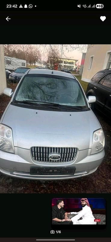 Grau Gebraucht 2006 Kia Picanto Kleinwagen | 330 € (Superpreis) - Bild 1/4