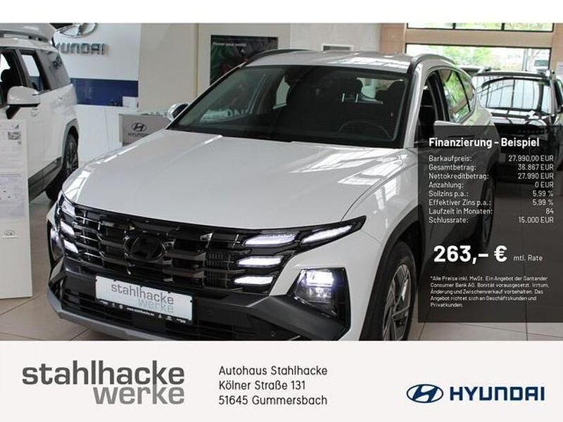 Weiß Neu 2024 Hyundai Tucson Select SUV | 27.990 € (Guter Preis) - Bild 1/4