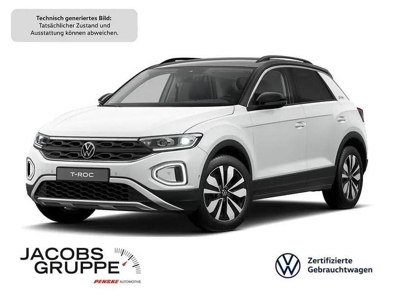 Weiß Gebraucht 2025 VW T-Roc Goal SUV | 29.969 € (Superpreis) - Bild 1/3