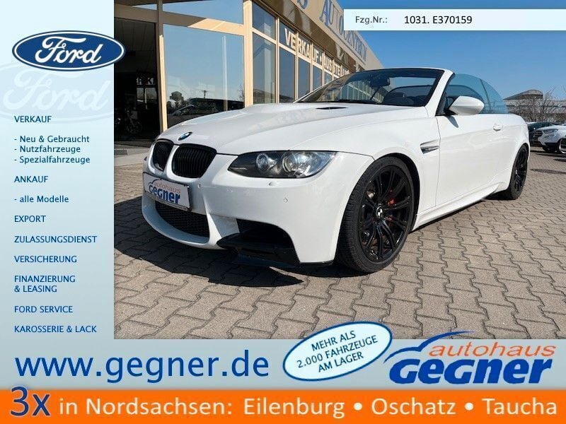 Alpinweiss 3 Gebraucht 2010 BMW M3 Cabriolet Performance Cabrio | 33.840 € (Fairer Preis) - Bild 1/4