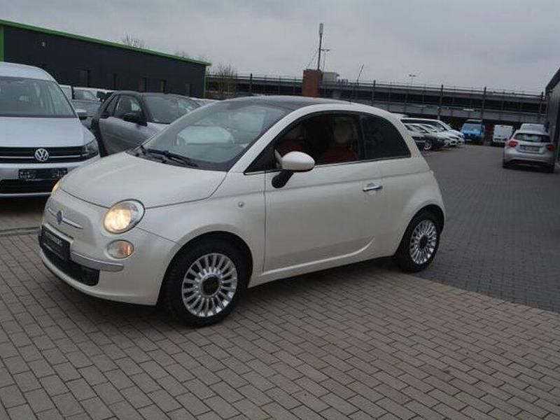 Gebraucht Fiat 500 Lounge 69 PS (50 kW) 2009 Weiß Cabrio