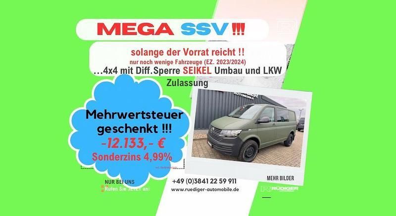 Grün Gebraucht 2023 VW T6.1 Van | 63.857 € - Bild 1/4