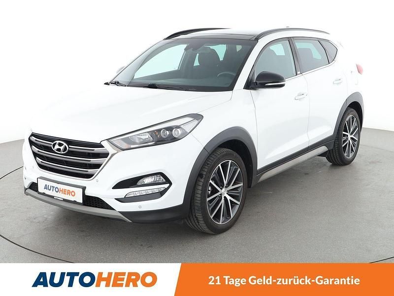 Weiß Gebraucht 2018 Hyundai Tucson Passion Plus SUV | 20.180 € (Fairer Preis) - Bild 1/3