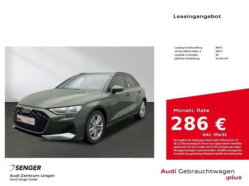 Othercolor Gebraucht 2024 Audi A3 Sportback Advanced Plus Limousine | 38.880 € - Bild 1/4