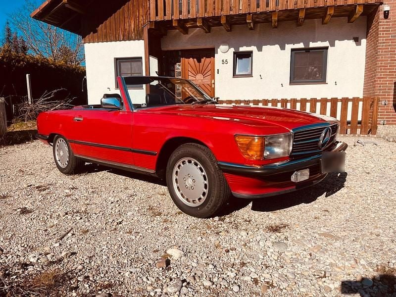 Gebraucht Mercedes 560 231 PS (169 kW) 1987 Rot Cabrio