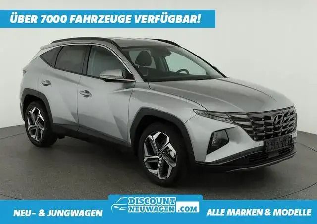 Shimmering silver metallic Gebraucht 2024 Hyundai Tucson Prime SUV | 35.895 € (Guter Preis) - Bild 1/4