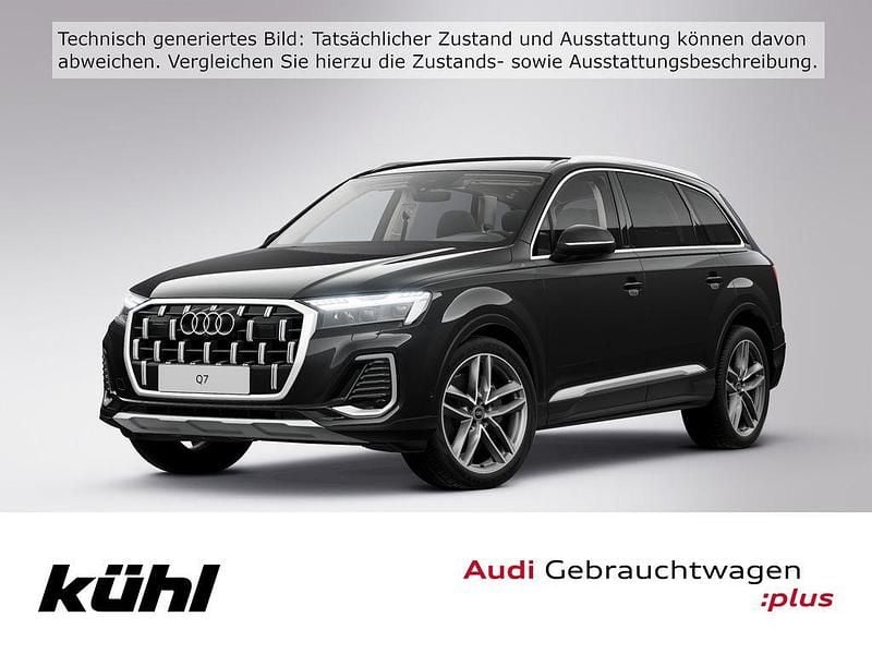 Mythosschwarz metallic Gebraucht 2024 Audi Q7 Ambiente SUV | 71.690 € (Superpreis) - Bild 1/4