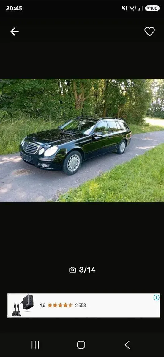 Gebraucht Mercedes 220 170 PS (125 kW) 2008 Schwarz Kombi