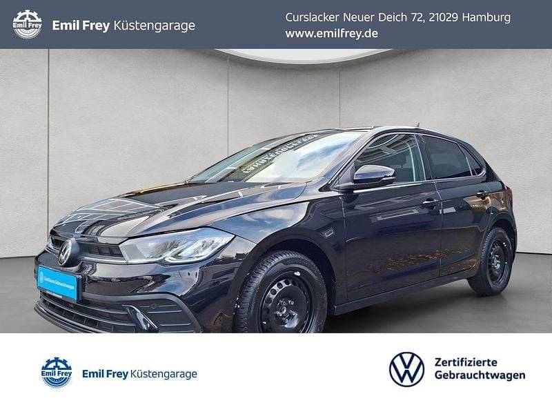 Schwarz Gebraucht 2022 VW Polo Life Limousine | 18.975 € (Fairer Preis) - Bild 1/4