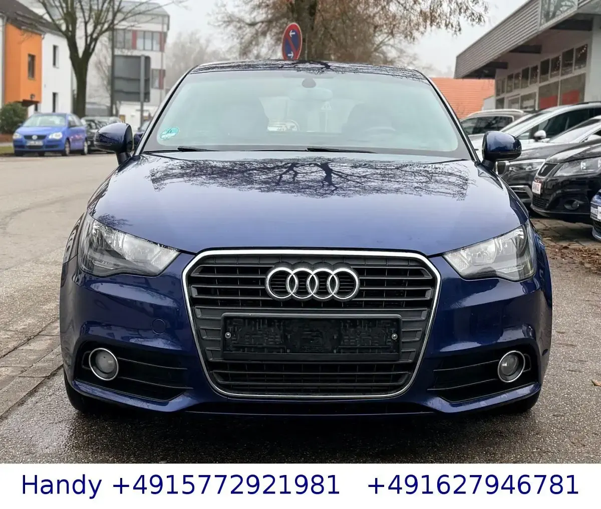 Brugt Audi A1 Attraction 90 HK (66 kW) 2013 Blå Hatchback