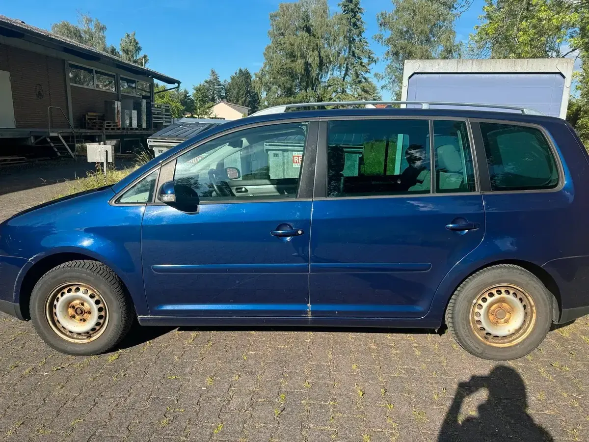 Gebraucht VW Touran 115 PS (84 kW) 2004 Blau Van / Kleinbus