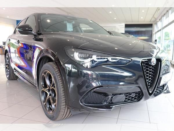 Neu Alfa Romeo Stelvio 209 PS (153 kW) 2025 Schwarz (nero vulcano, metallic (408)) SUV