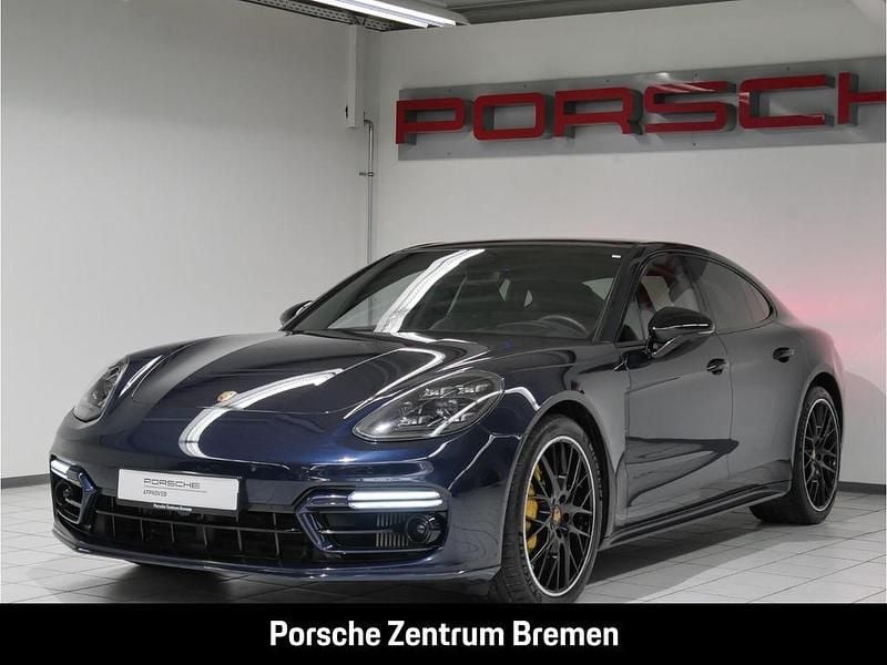 Blau Gebraucht 2022 Porsche Panamera Turbo S Limousine | 137.890 € (Teuer) - Bild 1/4