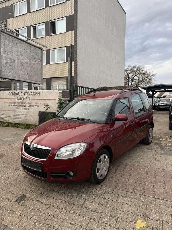 Flamencorot metallic Gebraucht 2007 Skoda Roomster Van / Kleinbus | 2.999 € (Fairer Preis) - Bild 1/4