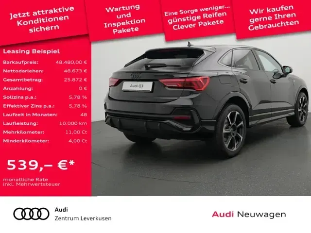 Neu Audi Q3 150 PS (110 kW) 2026 Schwarz SUV