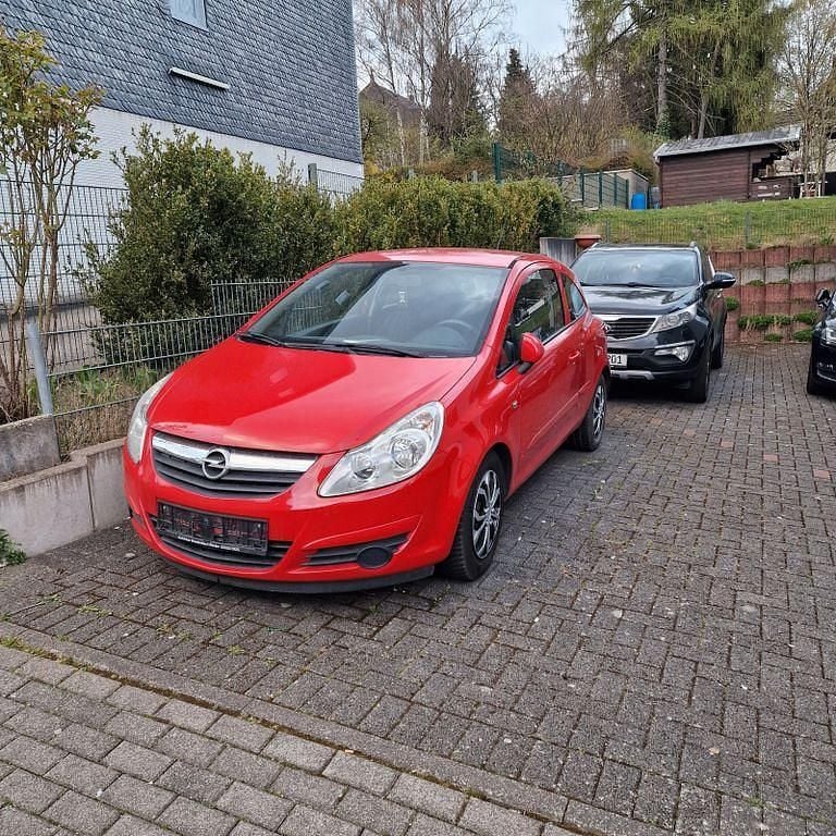 Rot Gebraucht 2006 Opel Corsa Limousine | 1.000 € (Superpreis) - Bild 1/4