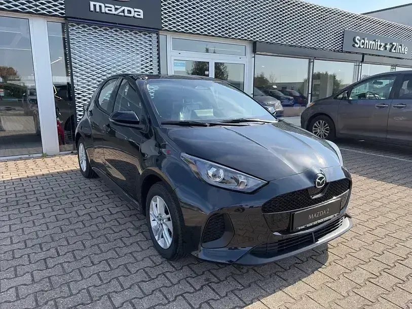 Neu Mazda 2 Center-Line 116 PS (85 kW) 2026 Schwarz Kleinwagen