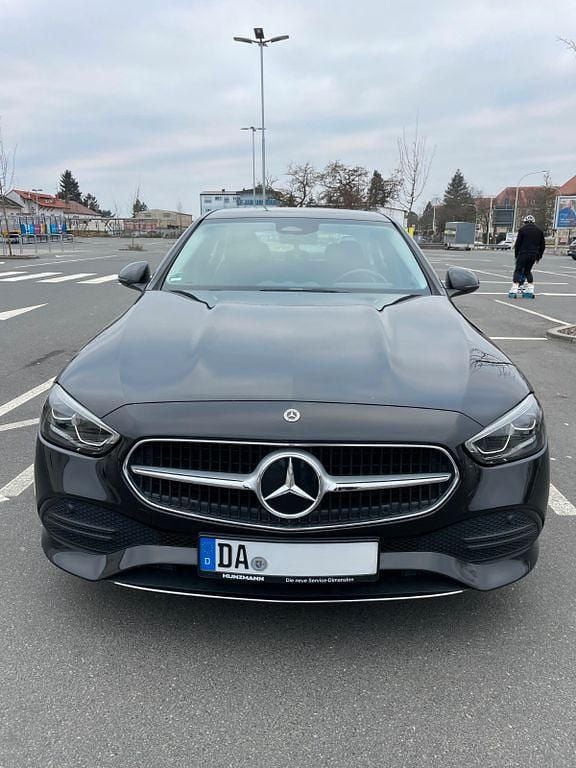 Schwarz Gebraucht 2022 Mercedes C220 Limousine | 29.399 € (Superpreis) - Bild 1/4
