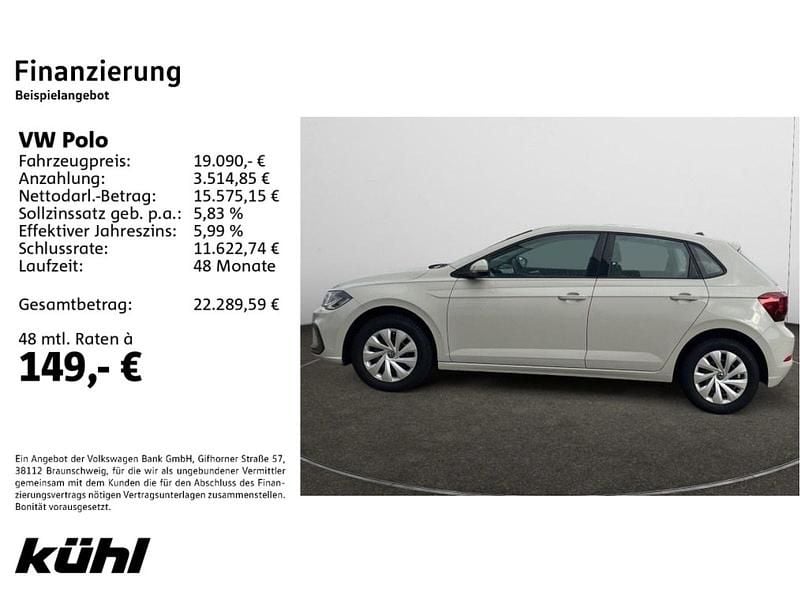 Gebraucht VW Polo Life 80 PS (58 kW) 2025 Ascotgrau Limousine