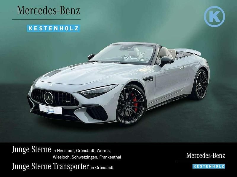 Manufaktur alpingrau uni Gebraucht 2024 Mercedes SL55 AMG AMG Cabrio | 137.990 € (Teuer) - Bild 1/4
