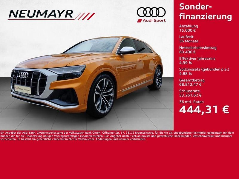 Drachenorange metallic Gebraucht 2022 Audi SQ8 Ambiente SUV | 75.490 € (Superpreis) - Bild 1/4