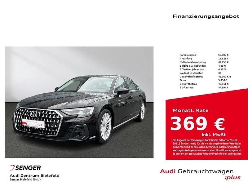 Gebraucht Audi A8 Ambiente 286 PS (210 kW) 2023 Brillantschwarz Limousine