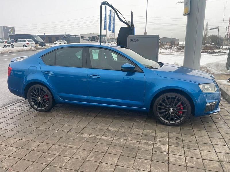 Gebraucht Skoda Octavia RS 220 PS (161 kW) 2014 Blau Kleinwagen