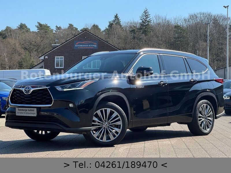 Schwarz Gebraucht 2021 Toyota Highlander Executive SUV | 36.990 € - Bild 1/4