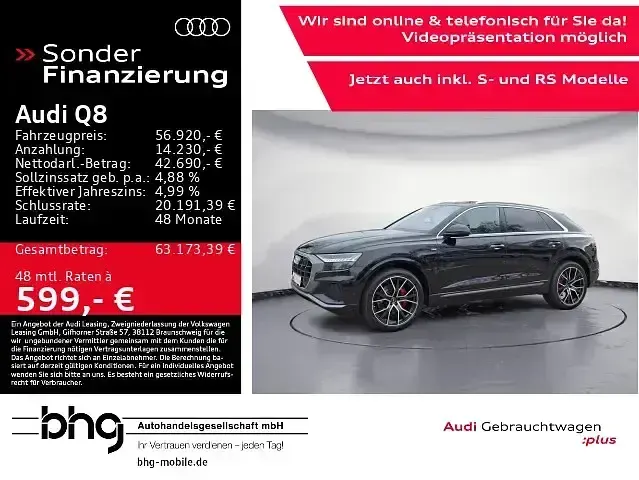 Gebraucht Audi Q8 Business 286 PS (210 kW) 2022 SUV