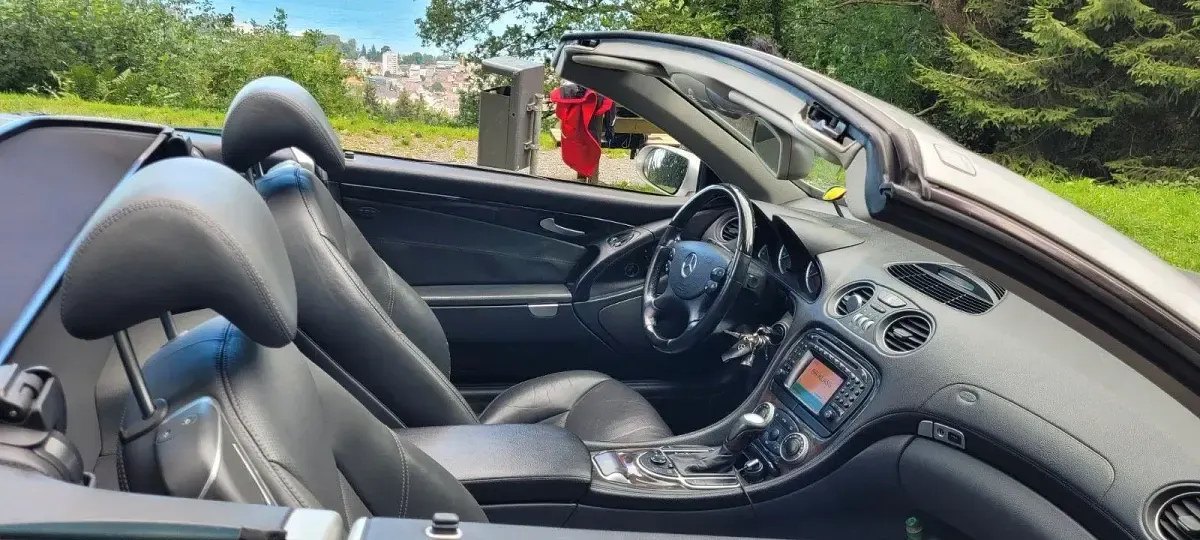 Gebraucht Mercedes SL350 245 PS (180 kW) 2004 Silber Cabrio