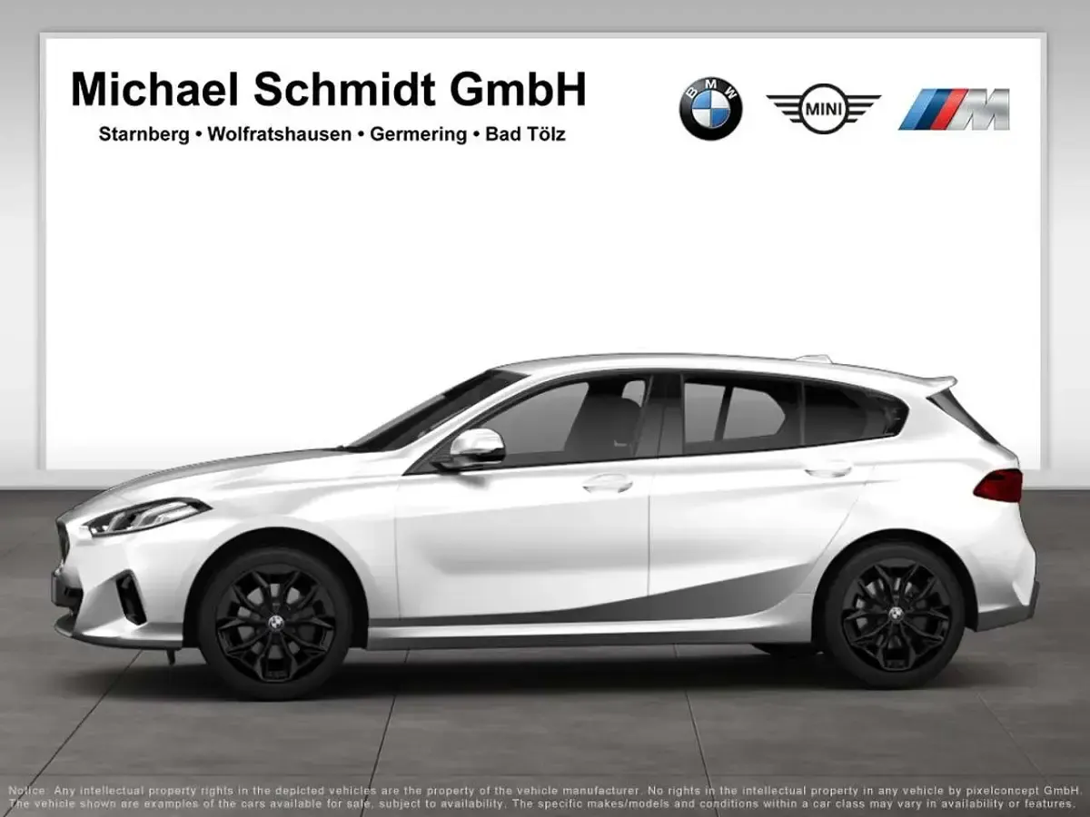 Gebraucht BMW 116 Efficient Dynamics 122 PS (89 kW) 2025 Alpinweiß uni Kleinwagen