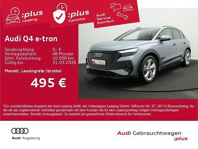 Geysirblau metallic Gebraucht 2025 Audi Q4 e-tron S-Line SUV | 46.480 € (Fairer Preis) - Bild 1/4