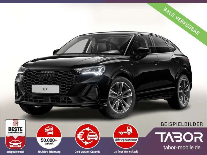 Mythossschwarz metallic Neu 2025 Audi Q3 Sportback S-Line SUV | 46.888 € (Fairer Preis) - Bild 1/4