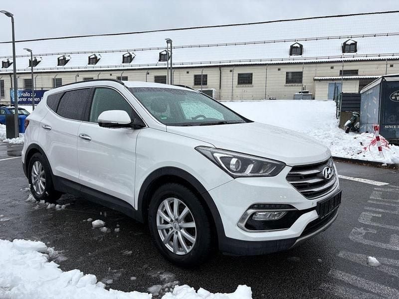 White crystal / mic Gebraucht 2018 Hyundai Santa Fe Style SUV | 17.800 € (Superpreis) - Bild 1/4