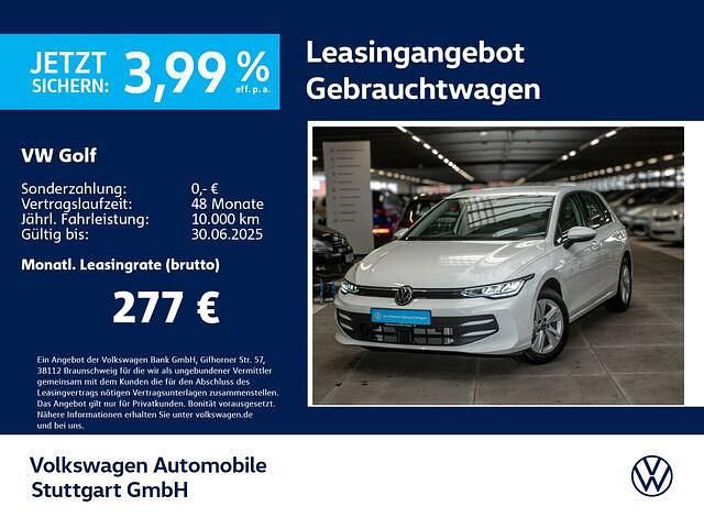 Weiß Gebraucht 2024 VW Golf VIII Life Kleinwagen | 26.230 € (Etwas zu teuer) - Bild 1/2
