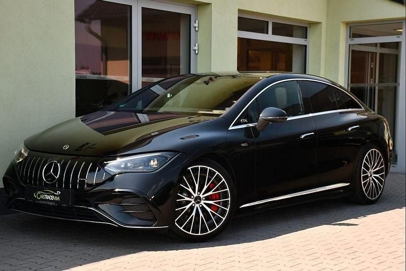 Schwarz Gebraucht 2023 Mercedes EQE AMG 53 AMG Limousine | 61.500 € (Superpreis) - Bild 1/4