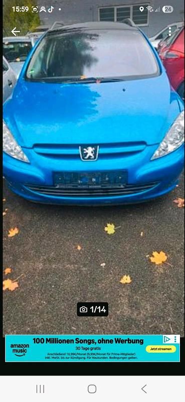 Blau Gebraucht 2003 Peugeot 307 Kombi | 2.700 € (Etwas zu teuer) - Bild 1/4