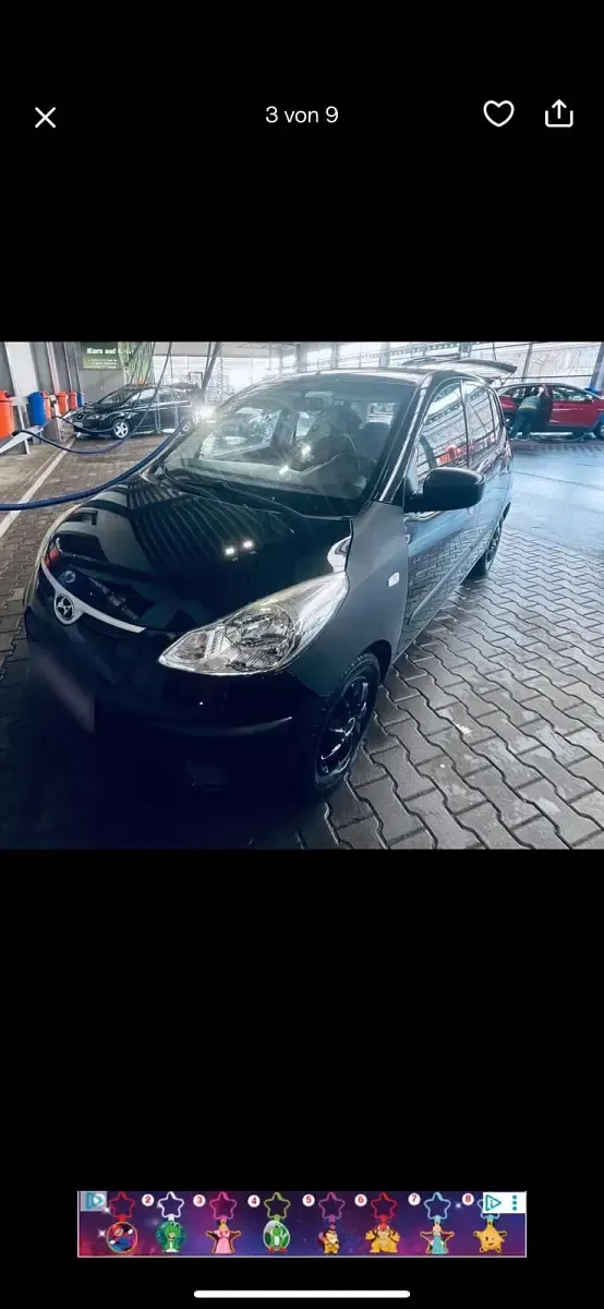Gebraucht Hyundai i10 Edition+ 65 PS (47 kW) 2010 Schwarz Kleinwagen