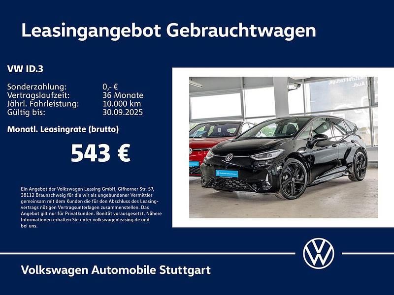 Schwarz Gebraucht 2025 VW ID.3 GTX Kleinwagen | 44.930 € - Bild 1/4